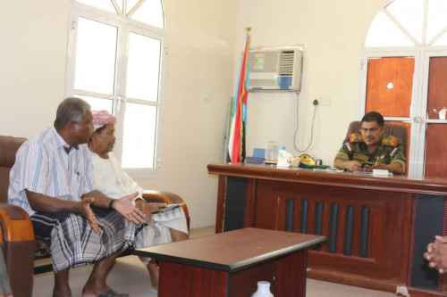 المحمدي يلتقي عددا من أبناء منطقة الخربة&nbsp;