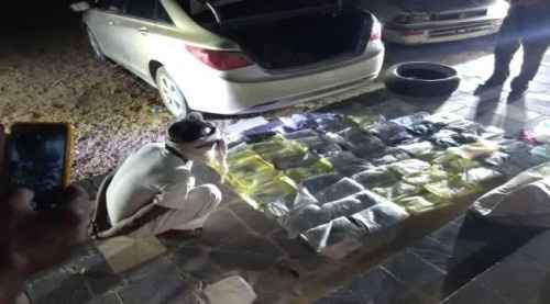 إحباط تهريب كمية كبيرة من المخدرات بشبوة