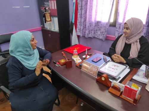 دائرة المرأة والطفل تطلع على أوضاع روضة الصهاريج