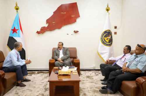 اللواء بن بريك يلتقي مؤسس ورئيس مؤتمر عدن الجامع