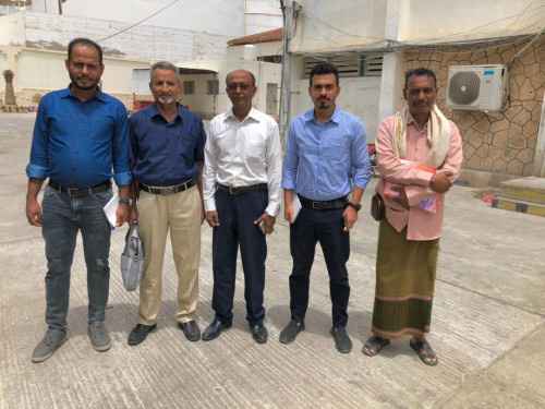 الدائرة الاقتصادية بالانتقالي تطلع على نشاط ميناء المكلا&nbsp;