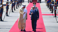 الرئيس الإماراتي يصل العلمين ويجري مباحثات مع السيسي