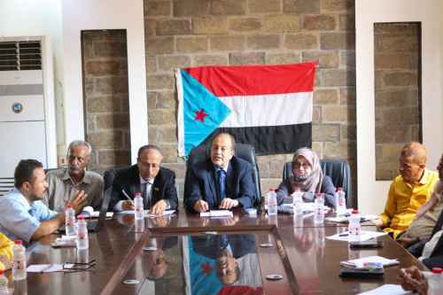 فريق الحوار الوطني الجنوبي يلتقي قيادة السلطة المحلية في مديرية الشيخ عثمان