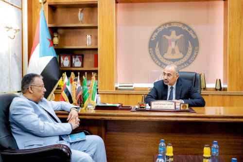 الرئيس الزُبيدي يطّلع على سير العمل في مصلحة الجمارك