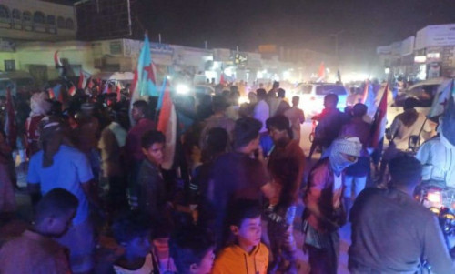 مسيرة جماهيرية في تريم تطالب برحيل مليشيا الإخوان من وادي حضرموت
