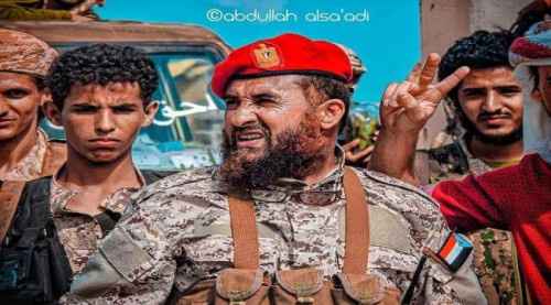 استشهاد قائد اللواء الرابع دعم وإسناد برصاص قناص حوثي في جبهة الحد بيافع