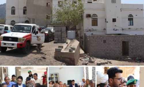 التزاما بتوجيهات المحافظ لملس.. ساكنو استراحة الاتصالات بالتواهي يخلون المباني طواعية