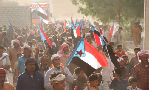 منطقة هينن التاريخية تشهد مسيرة سلمية للمطالبة برحيل المنطقة العسكرية الاولى من وادي حضرموت