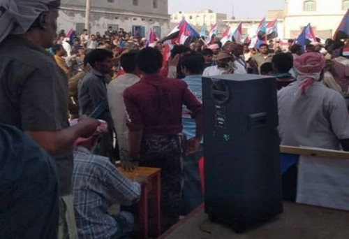 مظاهرات حاشدة في المهرة رفضا لتواجد مليشيات الإخوان بالمحافظة