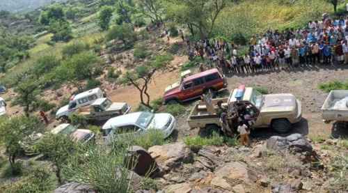 بموكب جنائزي مهيب.. حزام الضالع يُشيع الشهيد يعقوب محمد علي الأزرقي