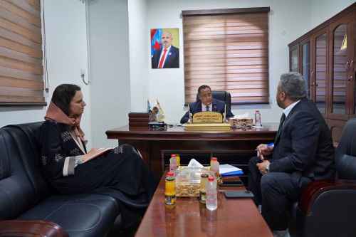 الخُبجي يلتقي المدير الإقليمي لمؤسسة "فريدريش إيبرت" الألمانية