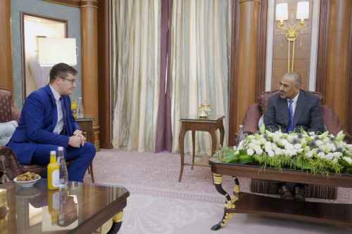 الرئيس الزُبيدي يستقبل القائم بأعمال السفير الروسي لدى اليمن