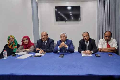 فريق الحوار الوطني الجنوبي الداخلي يلتقي وفداً من المعهد الديمقراطي الأمريكي