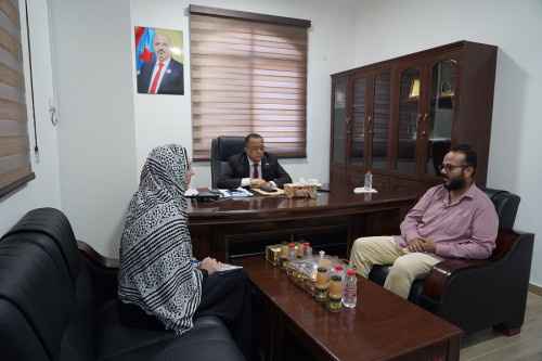 الدكتور الخُبجي يطلع على أنشطة بعثة منظمة أطباء بلاحدود الفرنسية في الجنوب