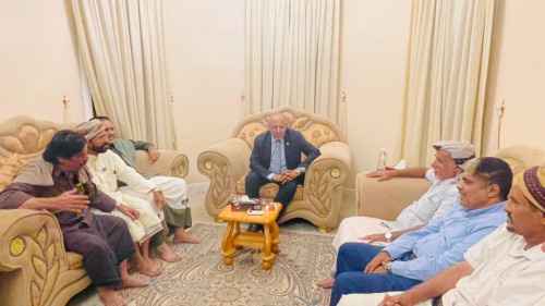 مشايخ وأعيان وشخصيات وادي حضرموت يلتقون بالكثيري والمحمدي ويباركون نجاح مليونية الخلاص