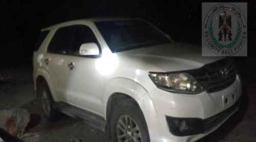 استعادة سيارة تابعة لمنظمة دولية بأبين