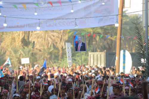 برعاية الرئيس الزُبيدي.. مدينة سيئون تحيي المطلع السنوي للألعاب الشعبية الشبوانية