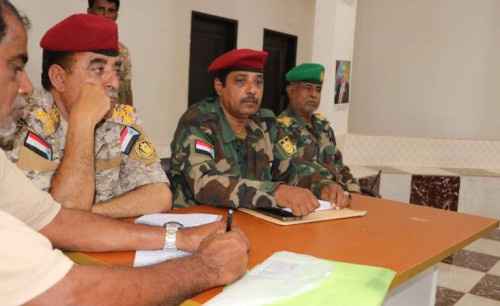 لقاء موسع لقيادة اللواء الأول مشاة بحري بقادة الكتائب العسكرية في سقطرى