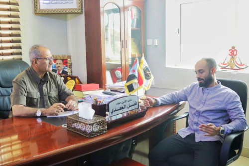 الجعدي يطلع على أوضاع مديرية صيرة