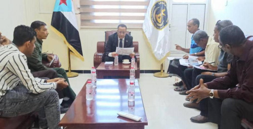 الخُبجي يستقبل رئيس وأعضاء جمعية رياضيي أحرار الجنوب