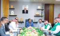لملس يناقش مع ممثلين عن البرنامج السعودي وشركة السعد جهود تحسين الجوانب الخدمية وتشغيل مستشفى عدن العام
