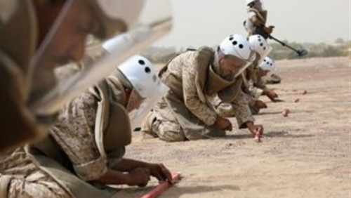 مسام يعلن انتزاع أكثر من 700 لغم حوثي خلال أسبوع