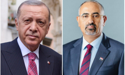 الرئيس الزُبيدي يُعزَّي الرئيس التركي في ضحايا تفجير أسطنبول