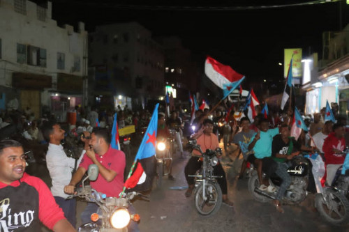 انتقالي حضرموت يحيي ذكرى الهبة الأولى بمواكب للدراجات النارية