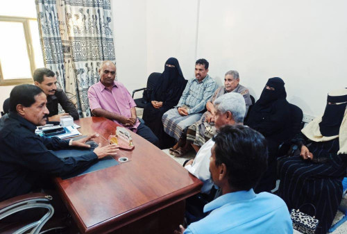 رئيس تنفيذية انتقالي أبين يلتقي مديري عام زنجبار ومكتب الصحة بالمديرية