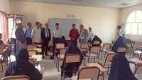 الشقي يدشن امتحانات الفصل الدراسي الأول في جامعة أبين