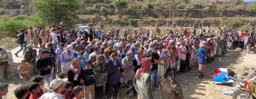 قيادة انتقالي الضالع تشارك في تشييع جثمان الشهيد حاتم حمود الجحافي