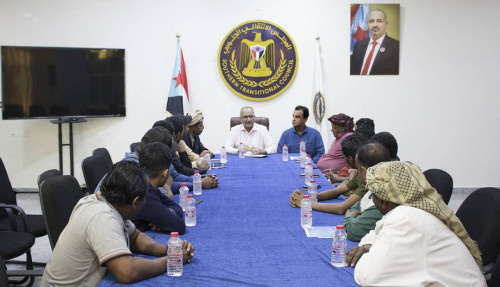 الجعدي يلتقي بإعلاميي سقطرى المشاركين في المؤتمر الأول للصحفيين والإعلاميين الجنوبيين