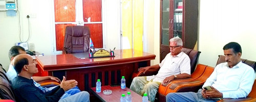 قيادة انتقالي حضرموت تلتقي نائب رئيس منسقية جامعة عدن  