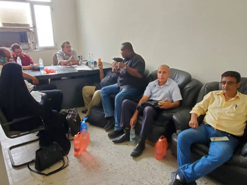 منسقية الانتقالي بتربية ردفان تناقش انتخابات المجالس الطلابية