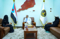 اللواء بن بريك يطلع على نشاط مؤسسة الحياة للتدخل المبكر لذوي الاحتياجات الخاصة