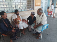 السعدي والشقي يتفقدان جرحى أحداث مودية بمستشفى أطباء بلا حدود بالعاصمة عدن