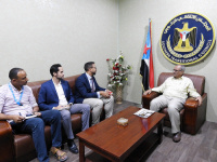 الجعدي يلتقي مدير مكتب المبعوث الأممي في العاصمة عدن&nbsp;