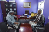 رئيس تنفيذية انتقالي غيل باوزير يتفقد صندوق النظافة والتحسين بالمديرية