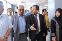 لجنة الإغاثة بالانتقالي تتفقد مرضى عموم المشافي الحكومية بالعاصمة عدن