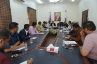 إجراء مراسم الاستلام والتسليم للهيئة الوطنية للإعلام الجنوبي في العاصمة عدن  &nbsp;