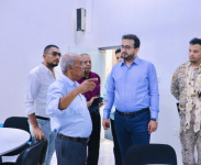 رئيس الهيئة الوطنية للإعلام الجنوبي يتفقد سير العمل في قطاع التدريب والتأهيل