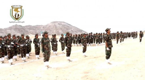 بعرض عسكري مهيب.. تخرج الدفعة الثالثة من سرايا الشهيد (ابومالك) اللواء الخامس دفاع شبوة