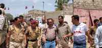 انتقالي الضالع والسلطة المحلية يشرفان على إزالة العشوائيات من شوارع المدينة