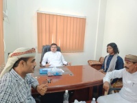 قيادة انتقالي المهرة تستقبل الشخصية الاجتماعية بن صانون