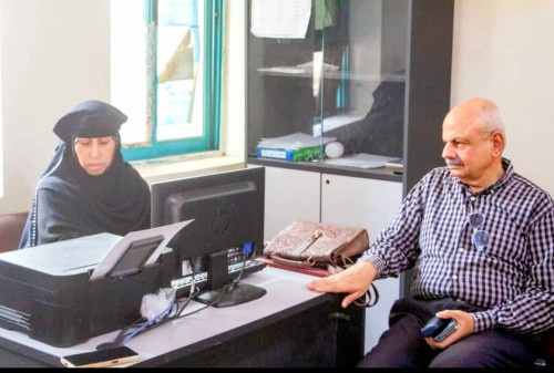 عصام عبده يناقش مع إدارة مؤسسة الهيبة للتنمية والأعمال الإنسانية أوجه التعاون المشترك