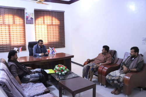 رئيس تنفيذية انتقالي شبوة يلتقي اركان اللواء الثاني دفاع شبوة