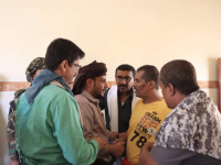 رئيس تنفيذية انتقالي شبوة يطمئن على صحة المناضل عبدربه محرق