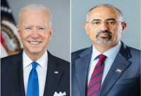 الرئيس الزُبيدي يهنئ الرئيس الأمريكي جو بايدن بذكرى استقلال بلاده