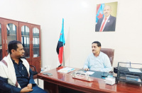 الشقي يبحث مع مدير عام خنفر سُبل النهوض بالمديرية