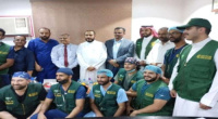 بتمويل مركز الملك سلمان.. تدشين فعاليات المخيم الطبي الخيري لجراحة الحروق والتشوهات الخلقية بالمكلا